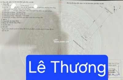 Bán đất đường 7,5m LÊ THƯƠNG - Trục thông Nguyễn Tất Thành